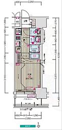 プレサンスTHE新栄 1Kの間取図画像