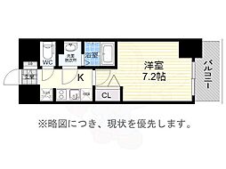 プレサンス新栄リベラ 1Kの間取図画像