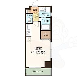ミリオレビータ金山 ワンルームの間取図画像