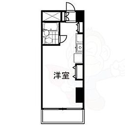 ラ・レジダンス・ド・シャトレーヌ ワンルームの間取図画像
