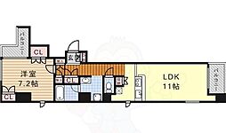 フォレスト久屋公園 1LDKの間取図画像