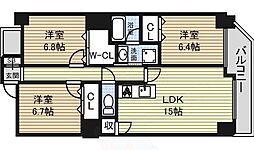 アンビエンテ泉 3LDKの間取図画像