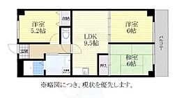 サン大曽根 3LDKの間取図画像
