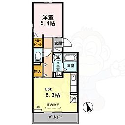 イモービリアーレ・タンタン 1棟 2階/201