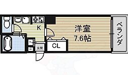 アスティ千種 1Kの間取図画像