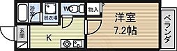 グレイスN.F 1Kの間取図画像
