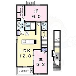ラフレシール 2階/-