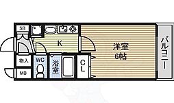 プレサンス名古屋城前 1Kの間取図画像