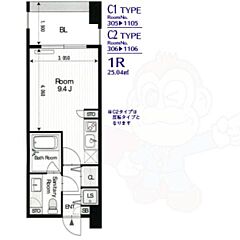 物件の間取り