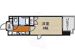 パルティール上前津 1Kの間取図画像