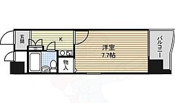 ライオンズマンション丸の内第6 1Kの間取図画像