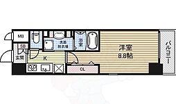 カトルセゾン金山 1Kの間取図画像