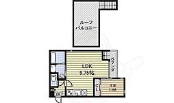 グランティック中村区役所 1LDKの間取図画像