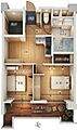 パラティーノ井東4階7.3万円