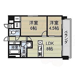 YS上前津 2LDKの間取図画像
