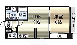 ベレーサ葵 1LDKの間取図画像