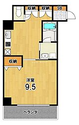 グランレブリー室町六角 1Kの間取図画像