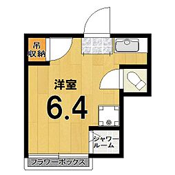 コプリハウス ワンルームの間取図画像