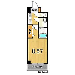 レジディア京都駅前 6階/607