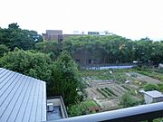 4階の西ベランダからの眺望となります。