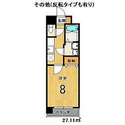 Maison・Belong 1Kの間取図画像