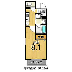 コテージタケダ 4階/406