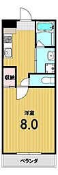 (仮称)伏見区深草西浦町七丁目マンションII 1Kの間取図画像