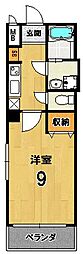 maisonMarron 1Kの間取図画像