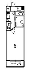 NAVI2 1Kの間取図画像