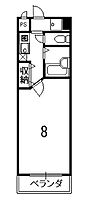NAVIII 506 ｜ 京都府京都市北区小山元町19-2（賃貸マンション1K・5階・24.00㎡） その2