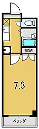 アメージンググレース 1Kの間取図画像