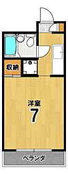 ファーストロイヤルハウス ワンルームの間取図画像