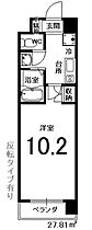 CASA　SHIKO  ｜ 京都府京都市右京区西院月双町（賃貸マンション1K・3階・27.81㎡） その2