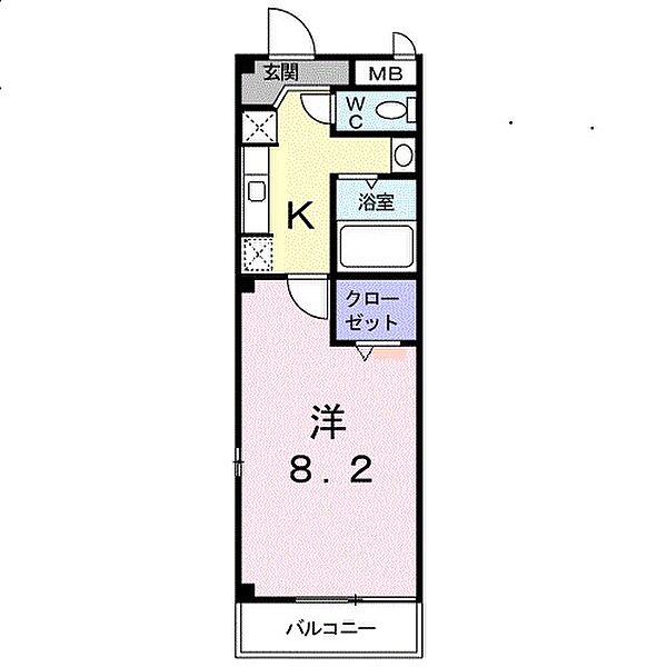 シャルマン太秦 ｜京都府京都市右京区太秦多藪町(賃貸マンション1K・3階・24.66㎡)の写真 その2