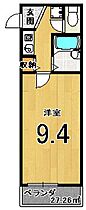 パラドール西院PART-III 307 ｜ 京都府京都市右京区西院安塚町39（賃貸マンション1K・3階・27.26㎡） その2