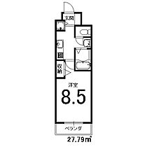 CASA GRAN洛西  ｜ 京都府京都市右京区西院西貝川町（賃貸マンション1K・7階・27.79㎡） その2