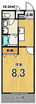 アンプルールOSM 105 ｜ 京都府京都市西京区川島調子町55-4（賃貸アパート1K・1階・26.08㎡） その2