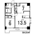 アンシャンテ9階11.1万円