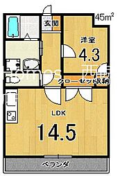 チェリーブロッサム嵯峨野 1階/105
