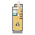 西院くめマンション4階5.4万円