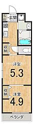ARCOBALENO KYOTO NISHIKYOGOKU 2Kの間取図画像