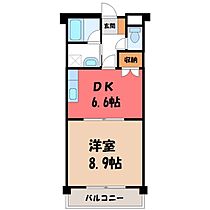 ヴィルヌーブマンション  ｜ 栃木県栃木市箱森町（賃貸マンション1DK・3階・38.64㎡） その2