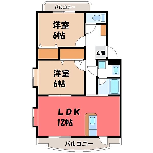 apartment 茨城県結城市大字結城
物件地図