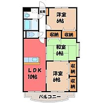 Y.M Hayashi  ｜ 栃木県栃木市平柳町1丁目（賃貸マンション3LDK・4階・68.86㎡） その2