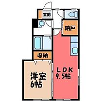 ソレイユ  ｜ 栃木県栃木市本町（賃貸アパート1LDK・1階・41.80㎡） その2