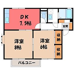 JR両毛線 栃木駅 徒歩18分