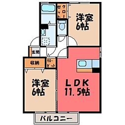 ウィルモアガーデン E 2階