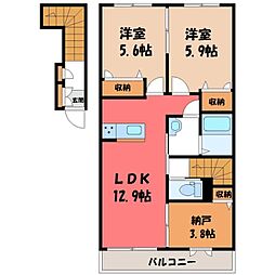 東武日光線 栃木駅 バス10分 益子食品前下車 徒歩3分
