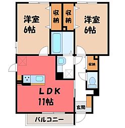 パセオ フロレスタ B 1階/-