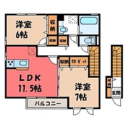 JR東北本線 小山駅 徒歩31分 2階/-
